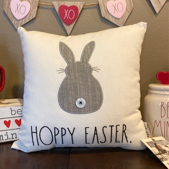 Rae Dunn Other - Rae Dunn Hoppy Easter Decorative Pillow